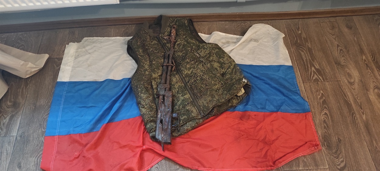 Частина експозиції в музеї Тростянця