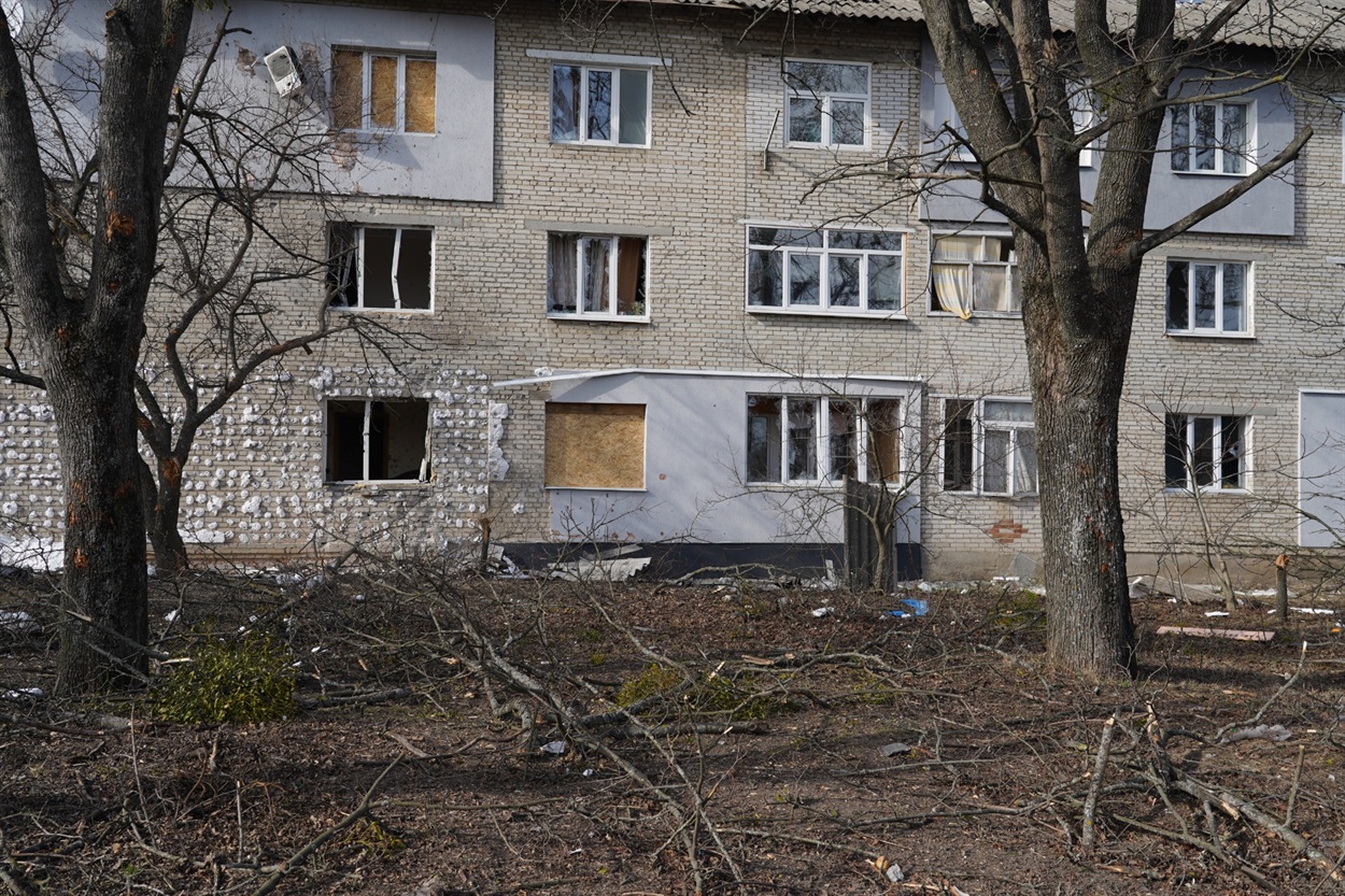 руйнування в Тростянці