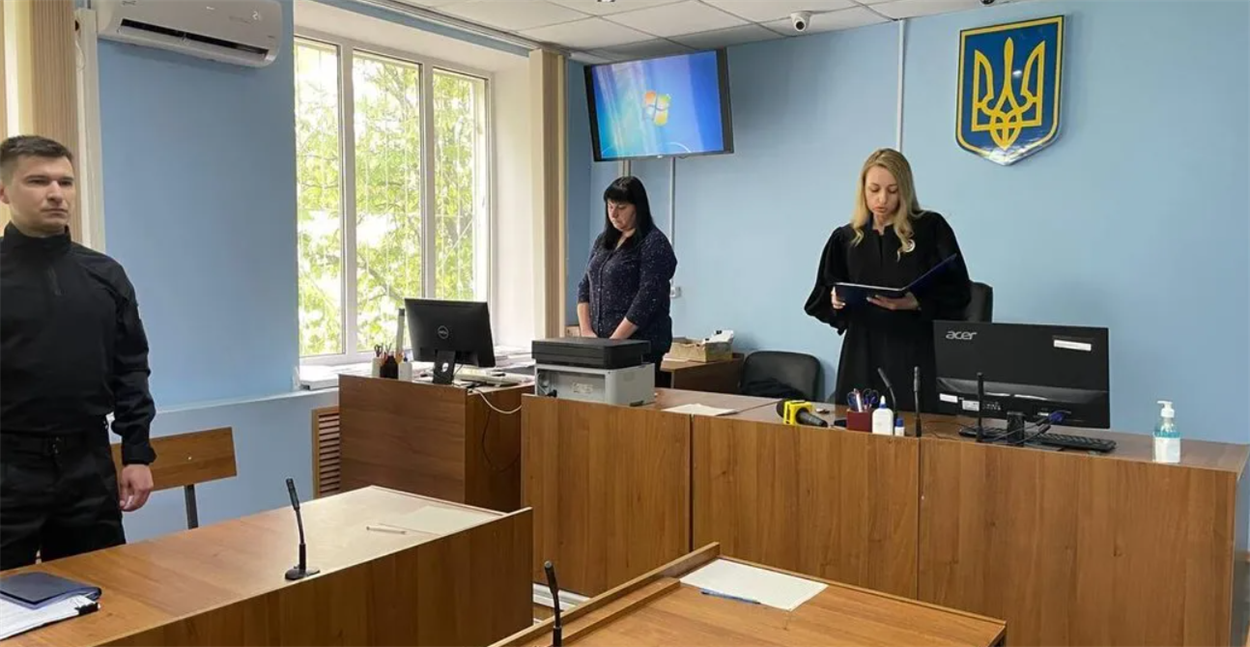 Оголошення вироку суду російським військовим 