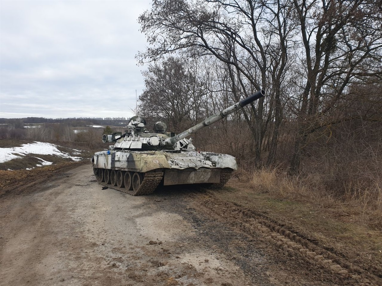 техніка росіян у Тростянці 