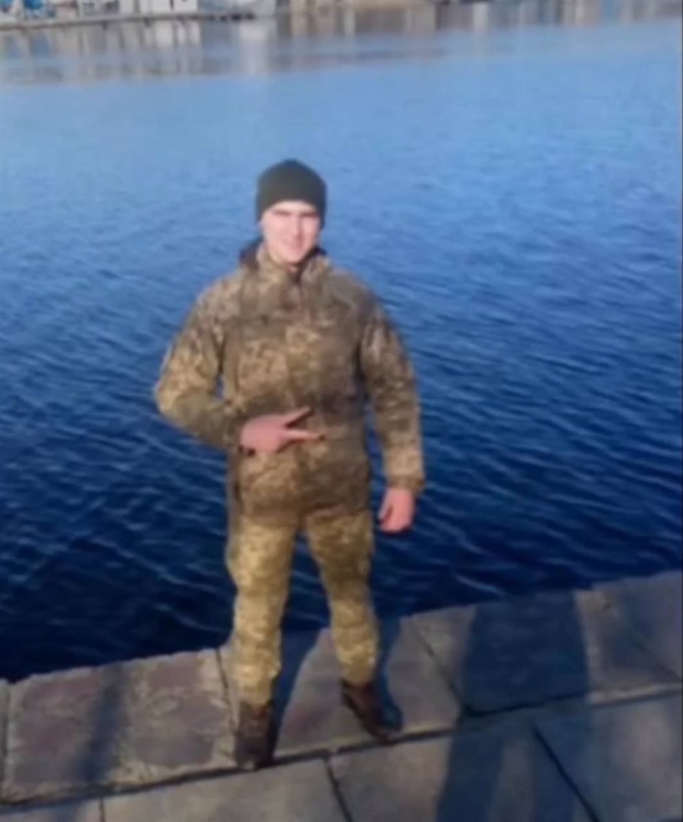 Сергій під час військової служби 