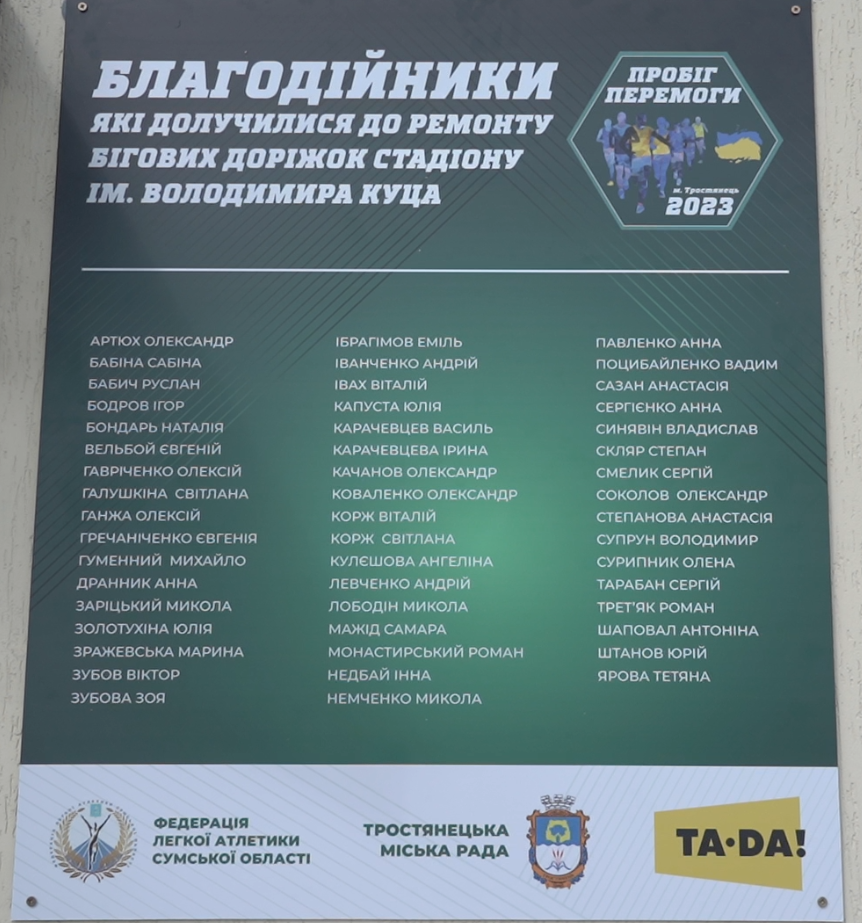 Учасники, які долучились до "Переможного забігу"