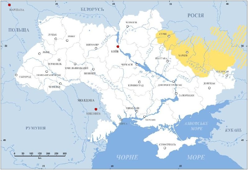 Слобожанщина на карті