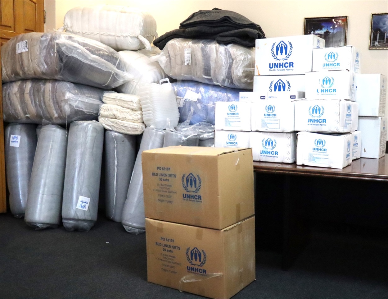 Гуманітарна домога для облаштування укриттів 