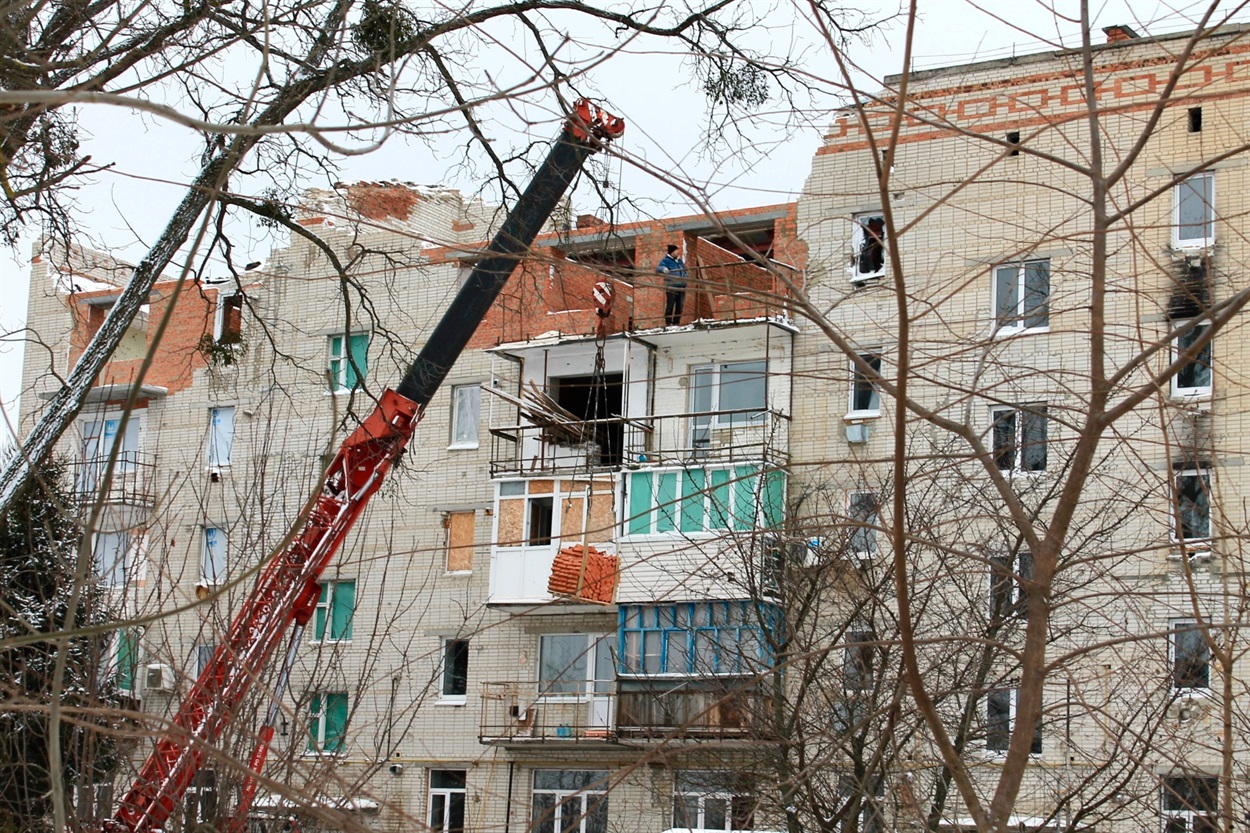 Пошкоджений будинок за адресою вулиця Нескучанська, 9
